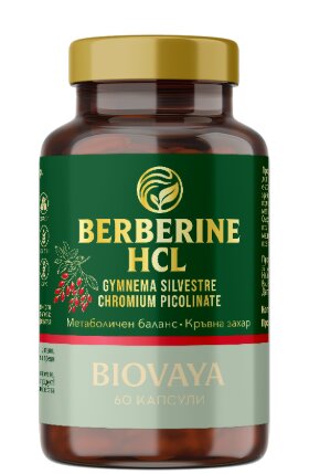 Biovaya Berberine HCL 60 капсули